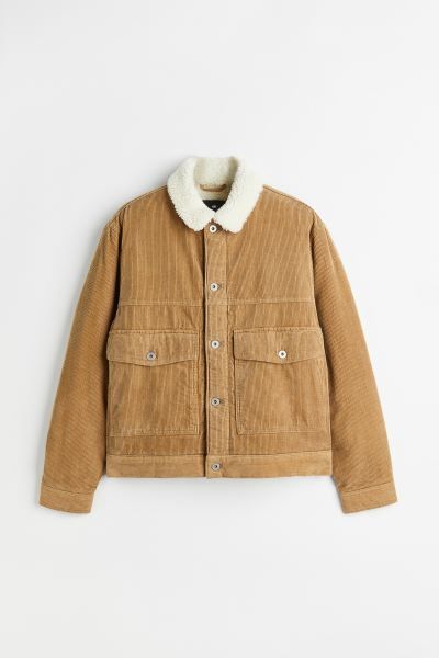 Pile-lined Corduroy Jacket | H&M (US + CA)
