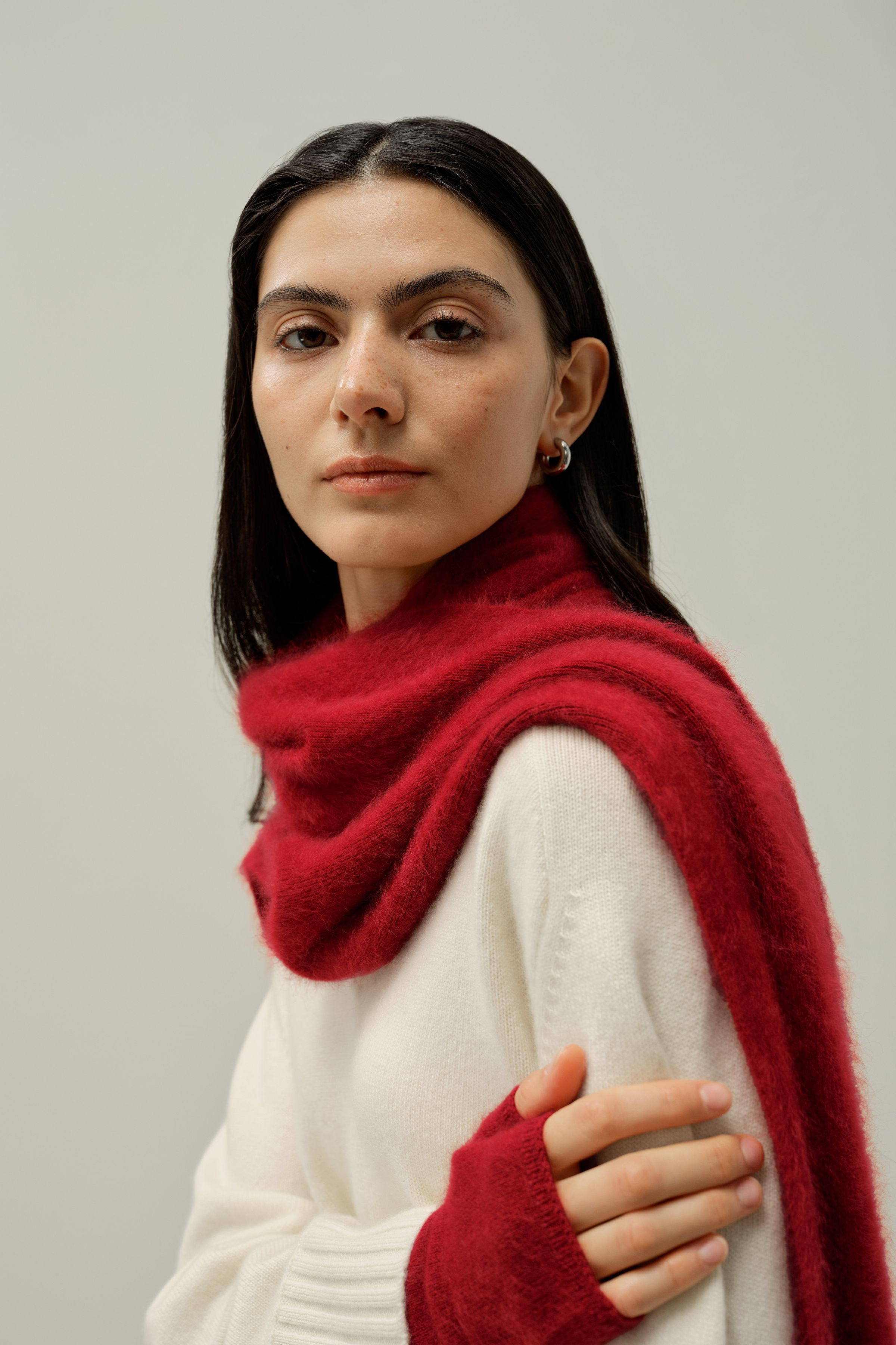 Brushed Cashmere Scarf | LILYSILK