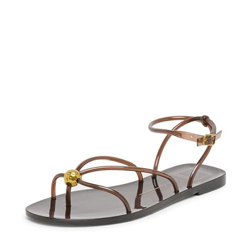 Dolce Vita Women's Kenley Vinyl Sandal, Chocolate, 10 | Amazon (US)