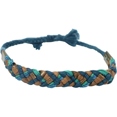 American Eagle Womens Braided Strand Bracelet Blue 7 in. | Walmart (US)