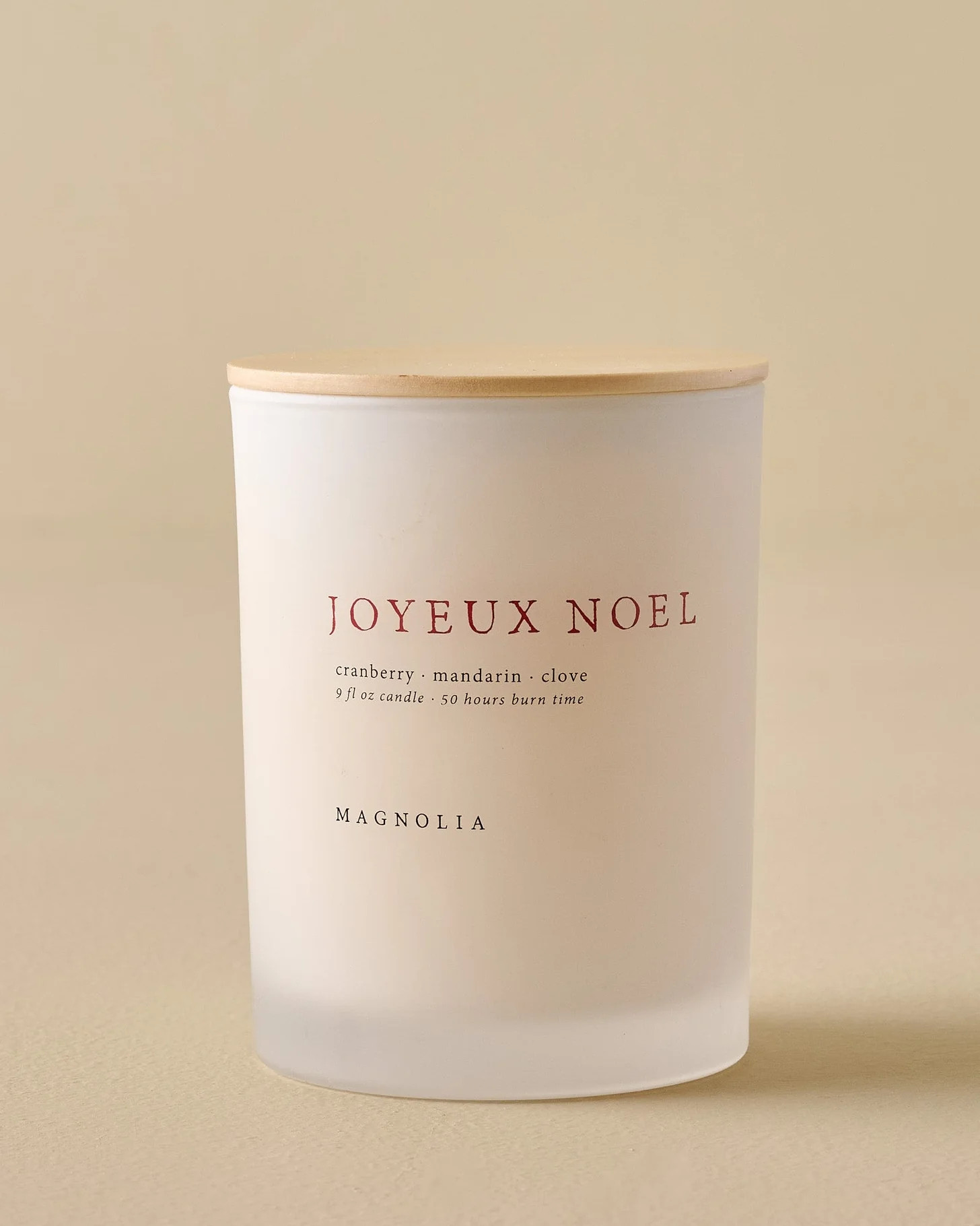 Magnolia Joyeux Noel Candle | Magnolia
