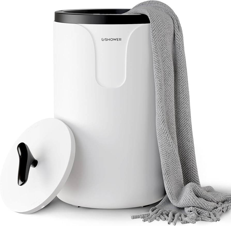 USHOWER Towel Warmers for Bathroom, 20L Large Towel Warmer Bucket for Spa & Massage, Auto Shut-Of... | Amazon (US)