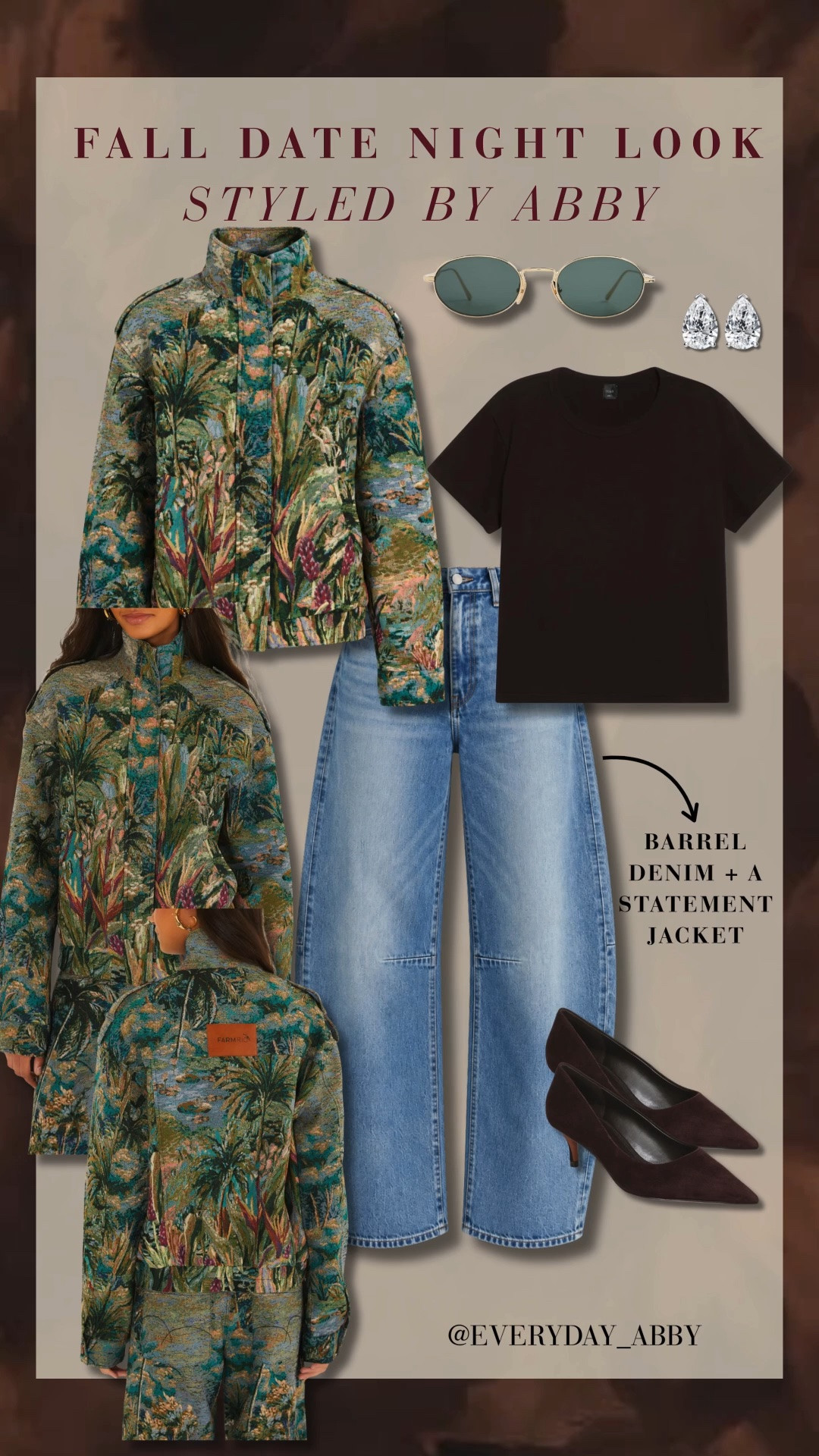 Must have new fall jacket 😍😍love it styled for a fall date night 👏