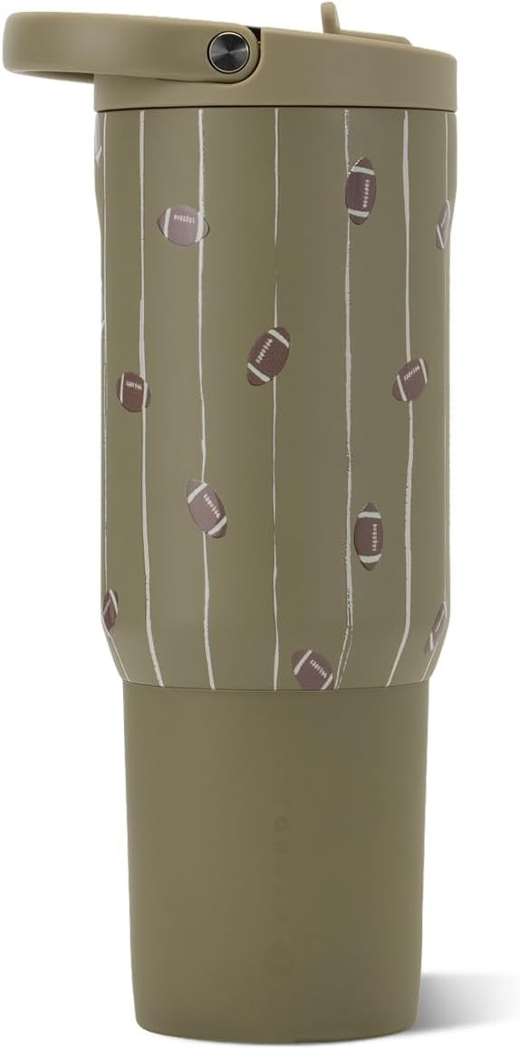 HydroJug Sport 20 oz Insulated Stainless Steel Water Bottle, Football | Amazon (US)