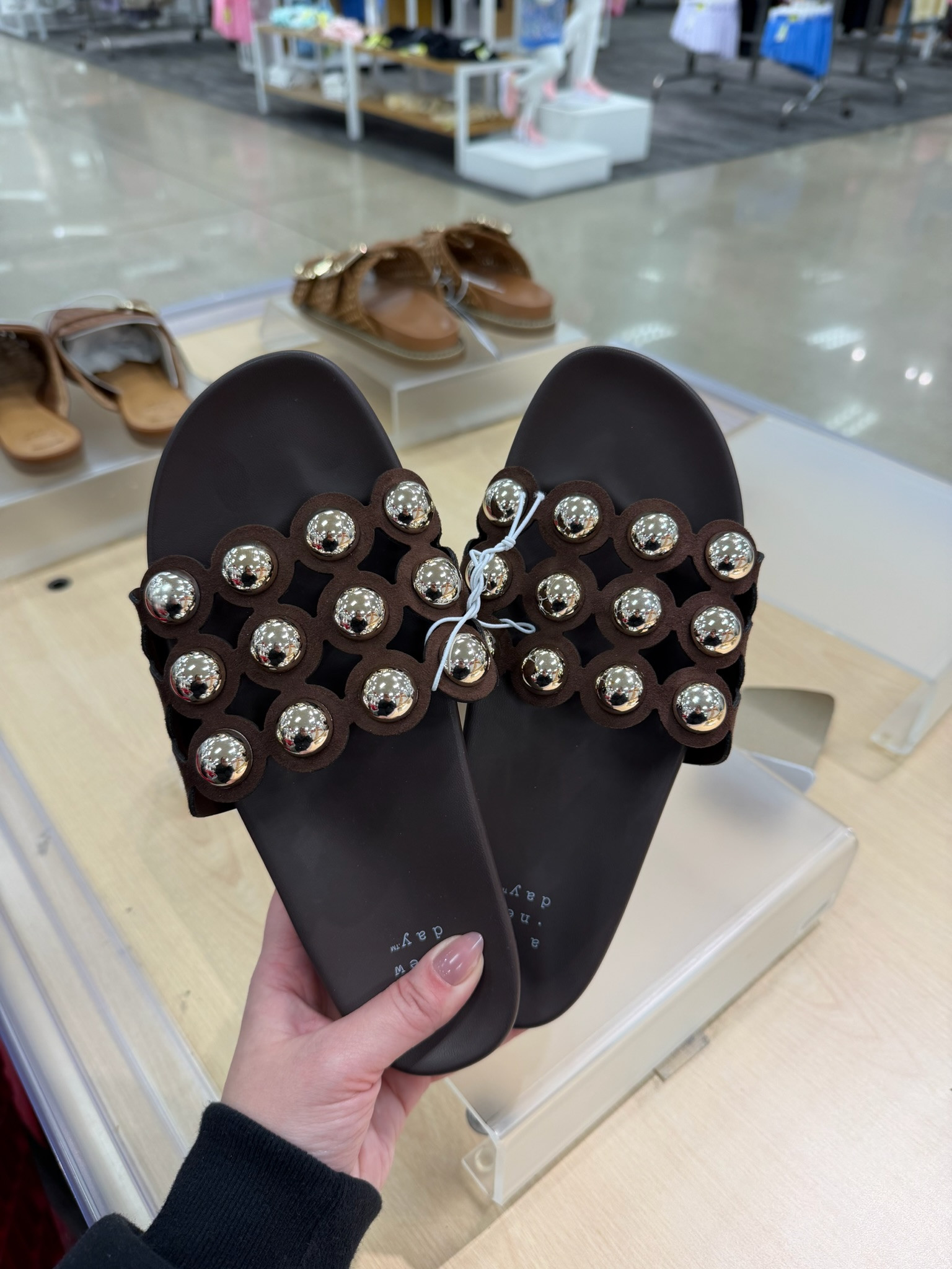 These are SUCH a statement sandal. the gold details make them look way more expensive and they’re actually comfy. 40% off on sale today!!
spring outfits 2026, easter dress women, easter outfits women, easter basket ideas, spring dresses, vacation outfits beach, date night outfits, plus size fashion, country concert outfits, work outfits, target deals, sandals, spring shoes, casual outfits 

 #LTKootd #LTKSwim