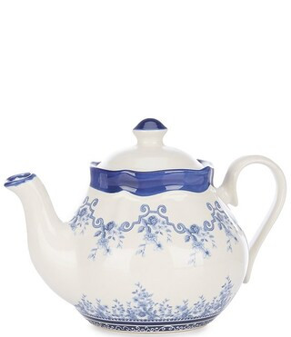 Southern Living Caroline Collection Blue Chinoiserie Teapot | Dillard's | Dillard's