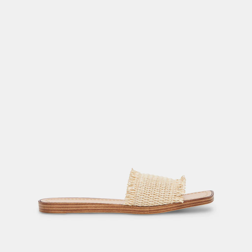 CANARY SANDALS LT NATURAL RAFFIA | DolceVita.com