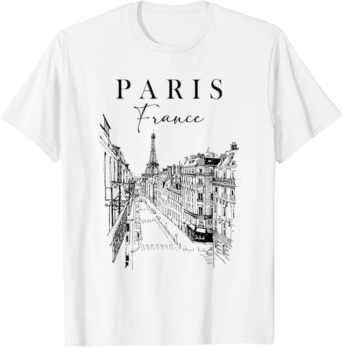 Paris France City Of Love Paris Traveling Paris Is Calling T-Shirt | Amazon (US)