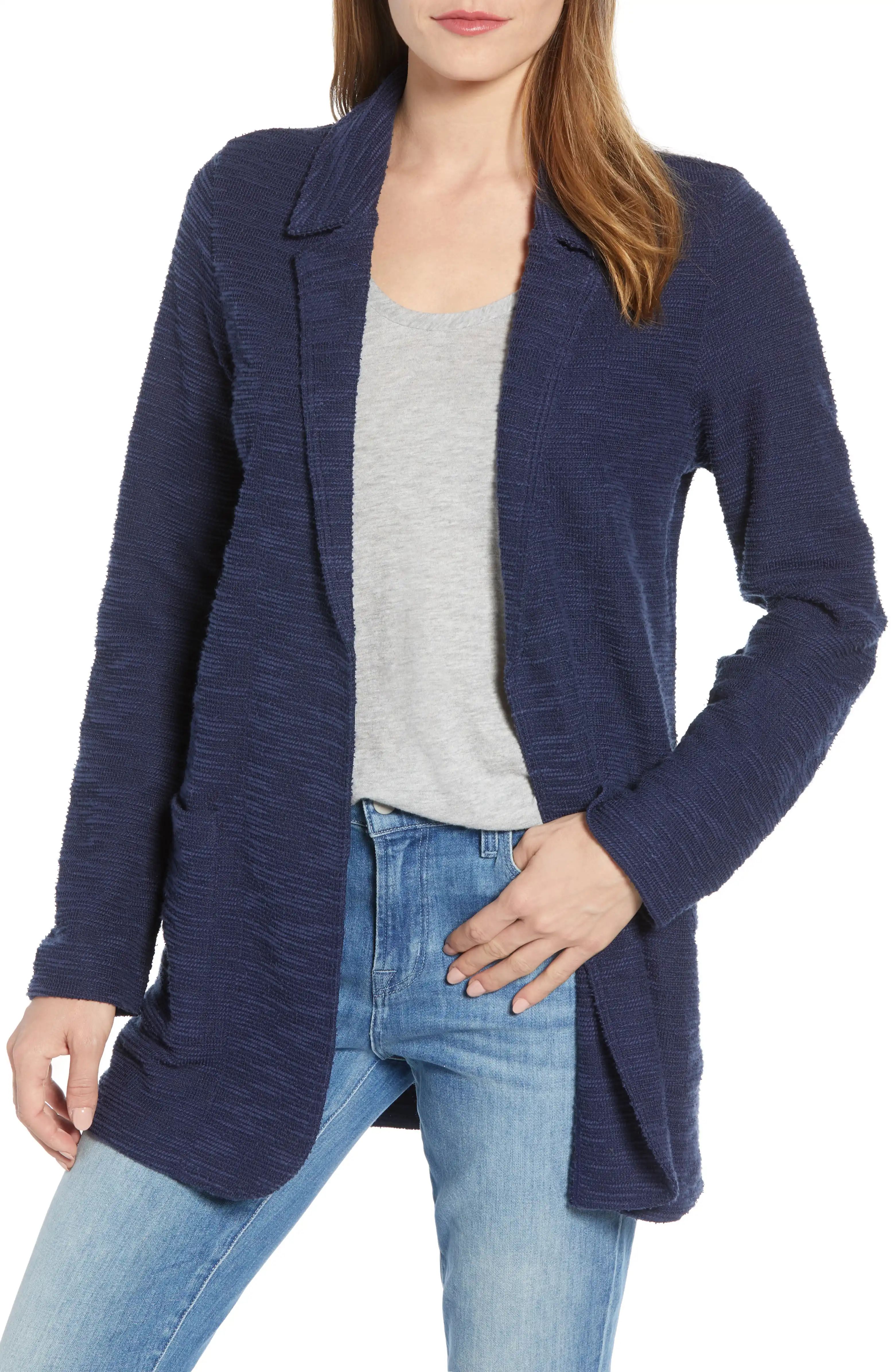 Knit Boyfriend Blazer | Nordstrom