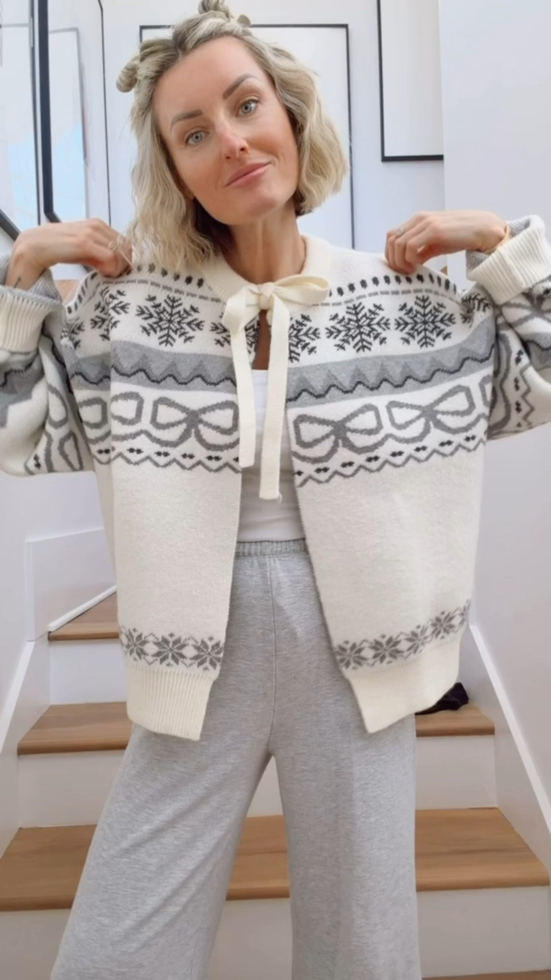 Loving this cozy neutral outfit for postpartum! This fair isle sweater is on sale today! 

Loverly Grey, postpartum outfit ideas, Anthropologie, Aerie, winter fashion, winter outfit ideas, loungewear 

#LTKootd #LTKSeasonal