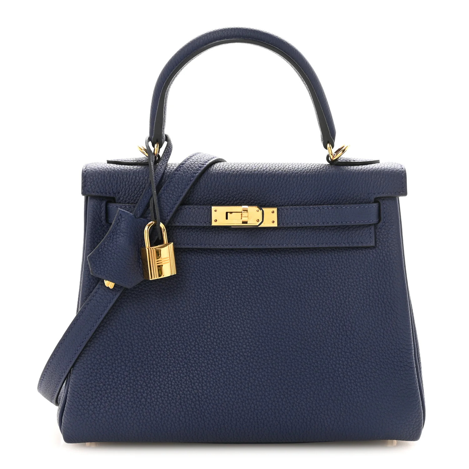 Hermes Togo Kelly Retourne 25 Bleu Saphir 1864652 | FASHIONPHILE (US)