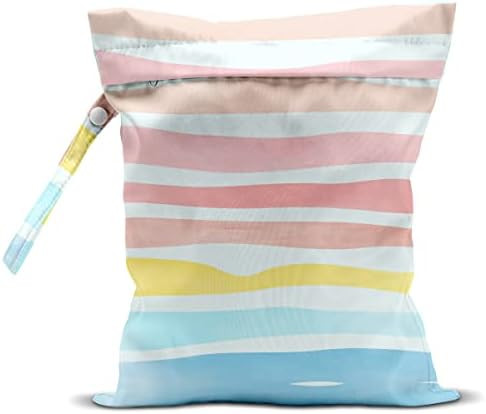 Wet Bag, Wet Dry Bag, Wet Bag for Swimsuit, Travel, Beach, Pool, Diapers, Dirty Yoga Gym Clothes,... | Amazon (US)