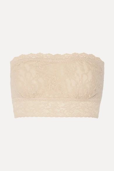 Bandeau stretch-lace soft-cup bra | NET-A-PORTER (UK & EU)