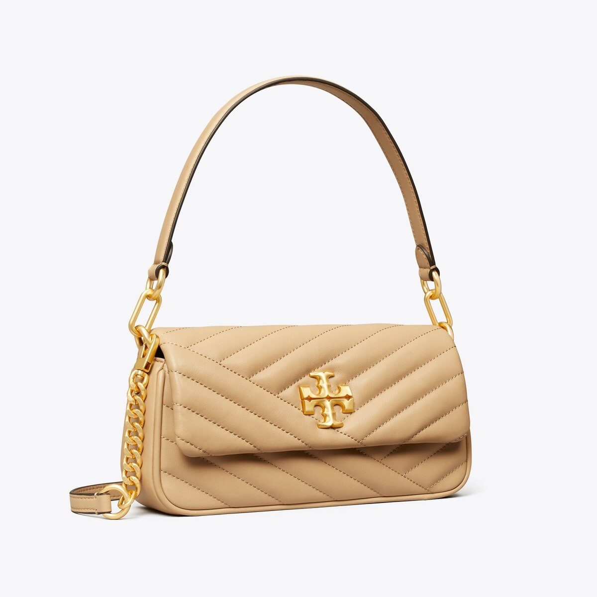 Small Kira Chevron Flap Shoulder Bag: Women's Designer Shoulder Bags | Tory Burch | Tory Burch (US)
