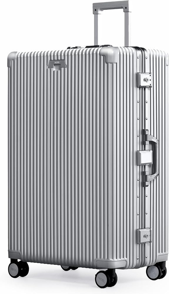 Nobl-Travel Zipperless Check In Suitcase - Aluminum Frame, Check In luggage 30.2x20x12 Airline Ap... | Amazon (US)