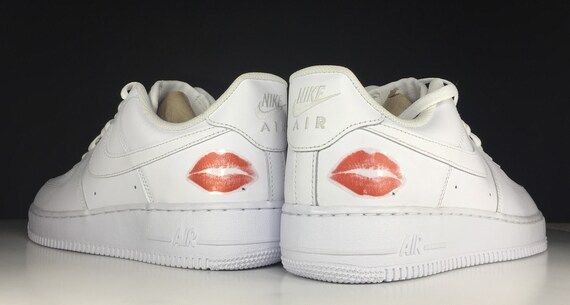 Lips Re-usable Sneaker Decal  Nike AF1 Adidas Superstar | Etsy | Etsy (US)