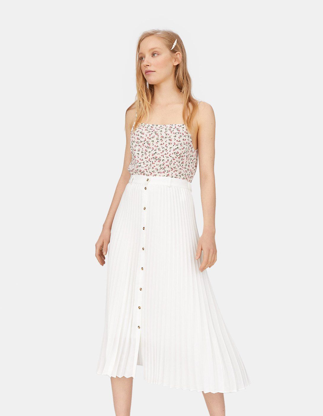 Pleated skirt | Stradivarius (UK)