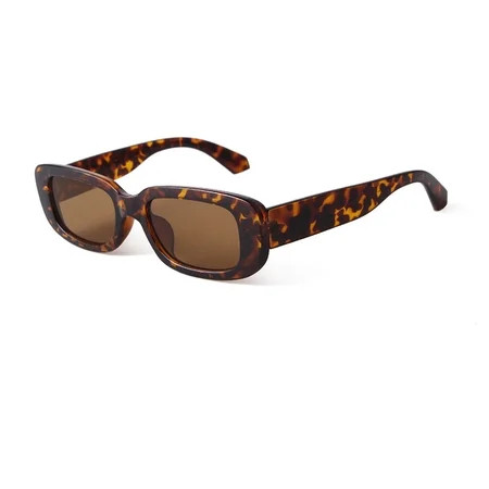 Rectangle Sunglasses for Women Retro Driving Glasses 90’s Vintage Fashion Narrow Square Frame | Walmart (US)