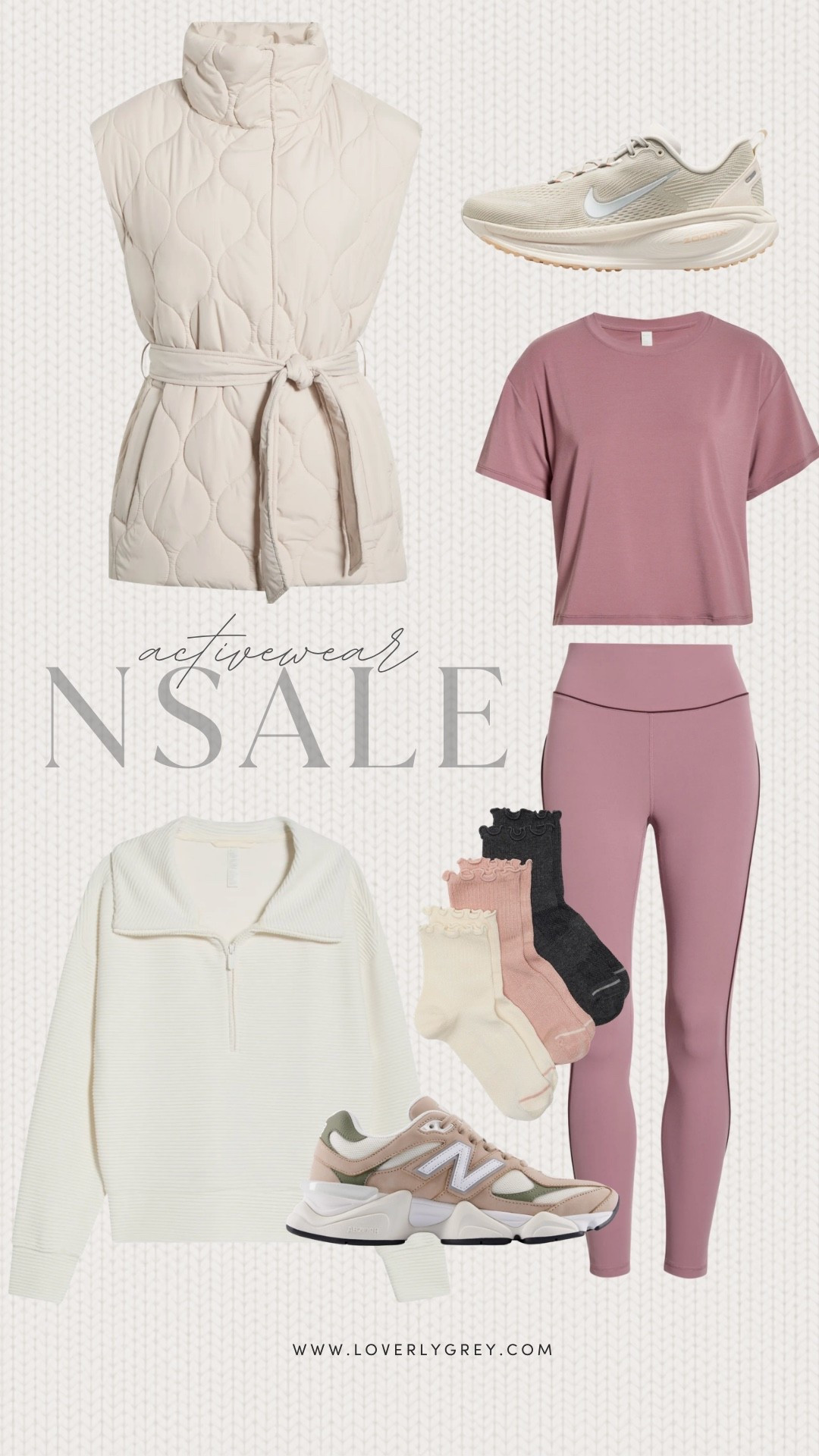 Activewear I’m loving from the Nordstrom anniversary sale. I recommend grabbing a matching set ruffle socks, and an easy pullover for fall.

#LTKfitnessgoals