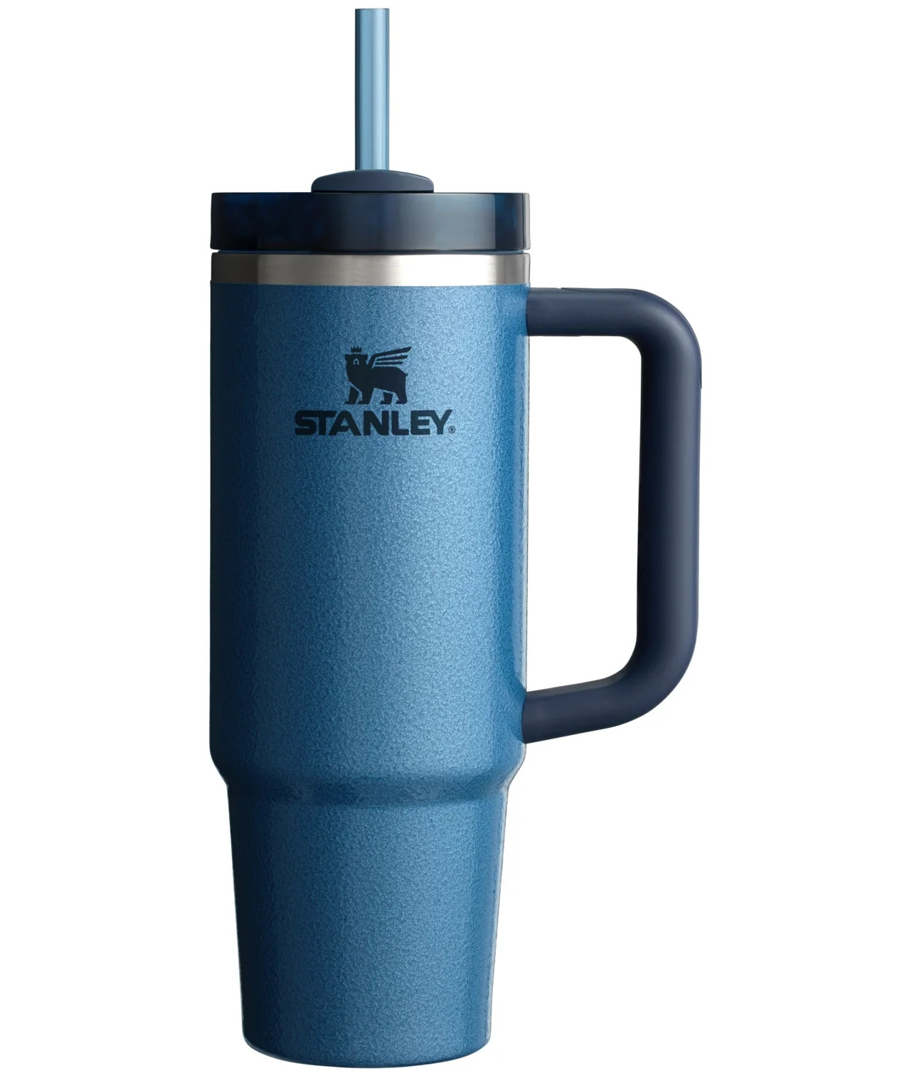 Stanley Quencher Flowstate 30oz Hammertone Lake Stainless Steel Tumbler | Walmart (US)