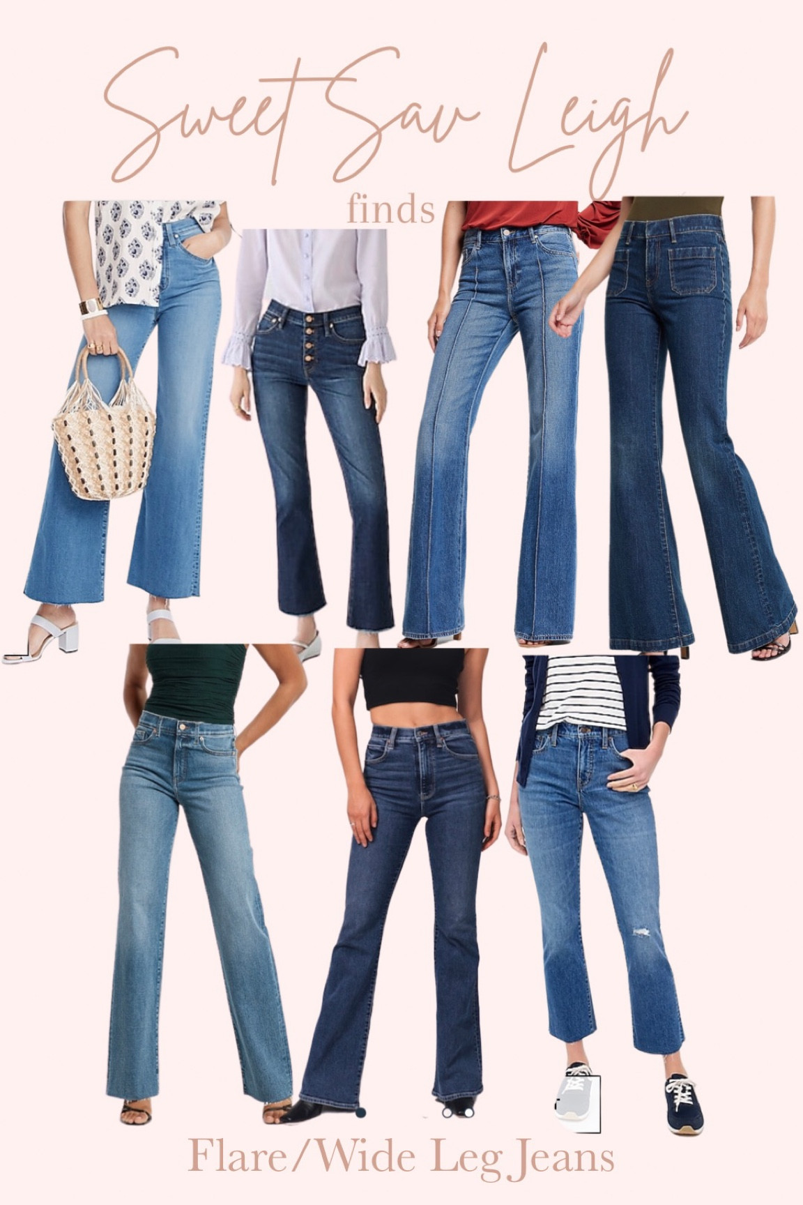 #widelegjeans #flarejeans #petitejeans #petitedenim 

#LTKSeasonal #LTKunder100 #LTKstyletip