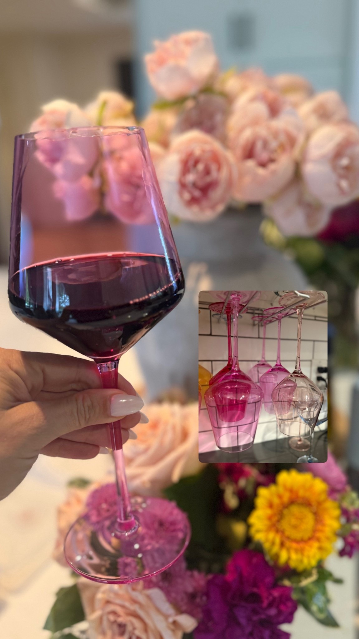 These ombré pink wine glasses from Amazon bring me so much joy! I love a colorful wine glass to be able to tell who whose glasses is whose but the pink shades, just spark happiness! ￼🥂  

These would be the perfect Mother’s Day gift! Come in any color you like and solids as well as the ombré choices. ￼

#LTKSeasonal #LTKHome #LTKMothersDay