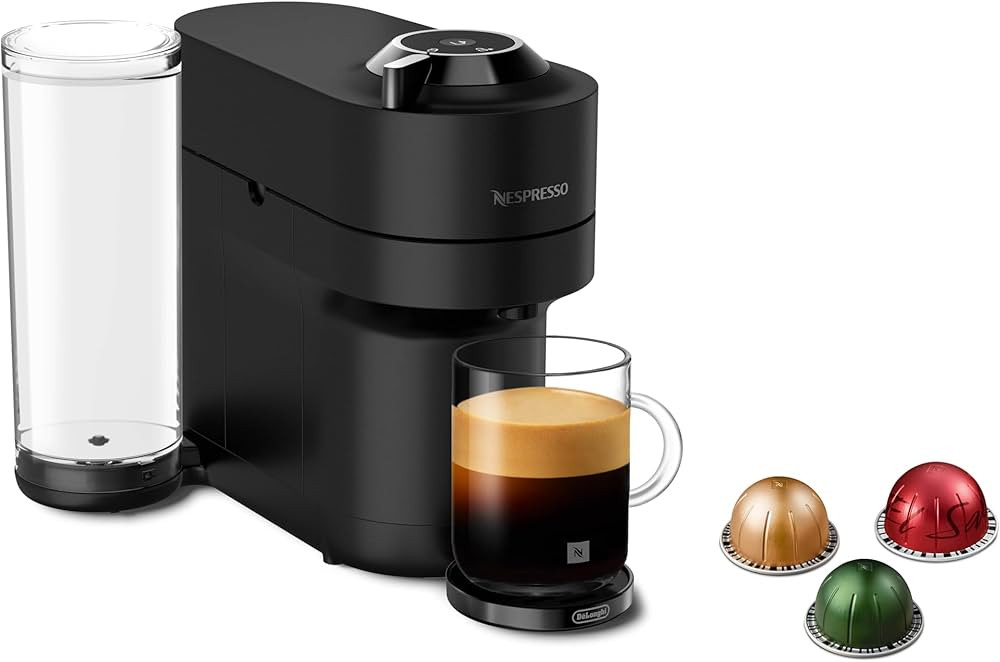 Nespresso Vertuo Pop+ Deluxe Coffee and Espresso Machine by De’Longhi, Matte Black | Amazon (CA)