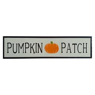 Northlight 8 in. H x 31.5 in. L Metal Pumpkin Patch Fall Harvest Sign 34865407 - The Home Depot | The Home Depot