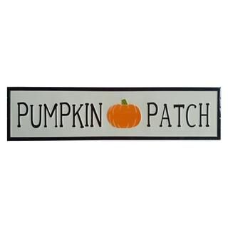 Northlight 8 in. H x 31.5 in. L Metal Pumpkin Patch Fall Harvest Sign 34865407 - The Home Depot | The Home Depot