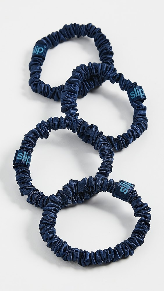 Skinny Silk Scrunchies Set of 4 | Shopbop