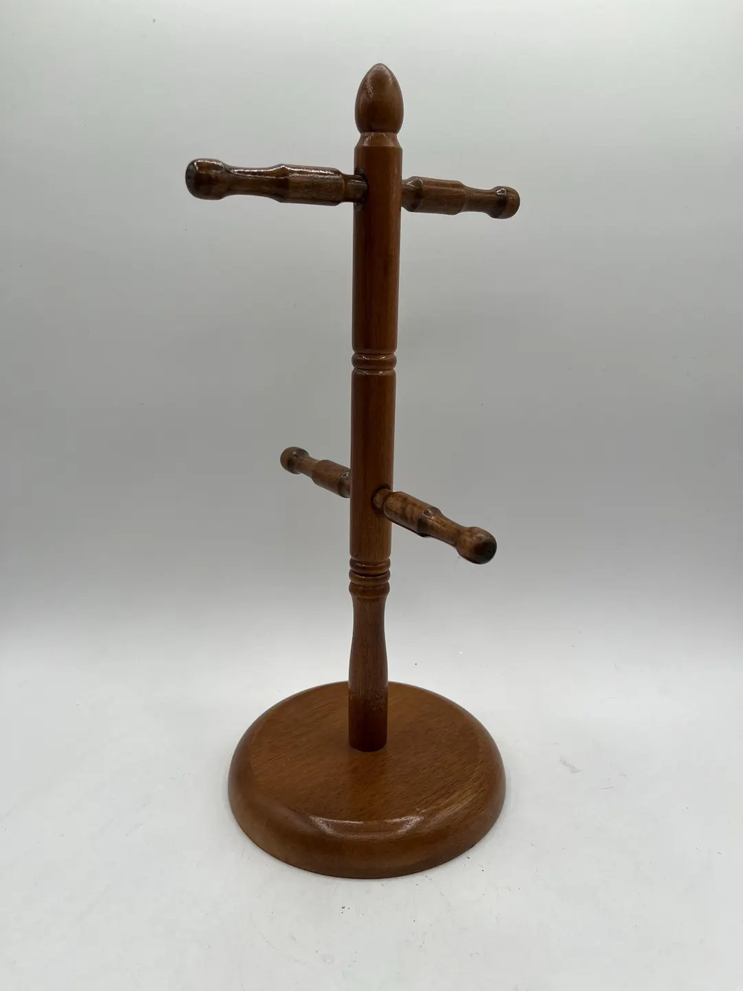 Vintage Stained Wood Mug Stand Coffee Cup Holder Tree | Etsy (US)