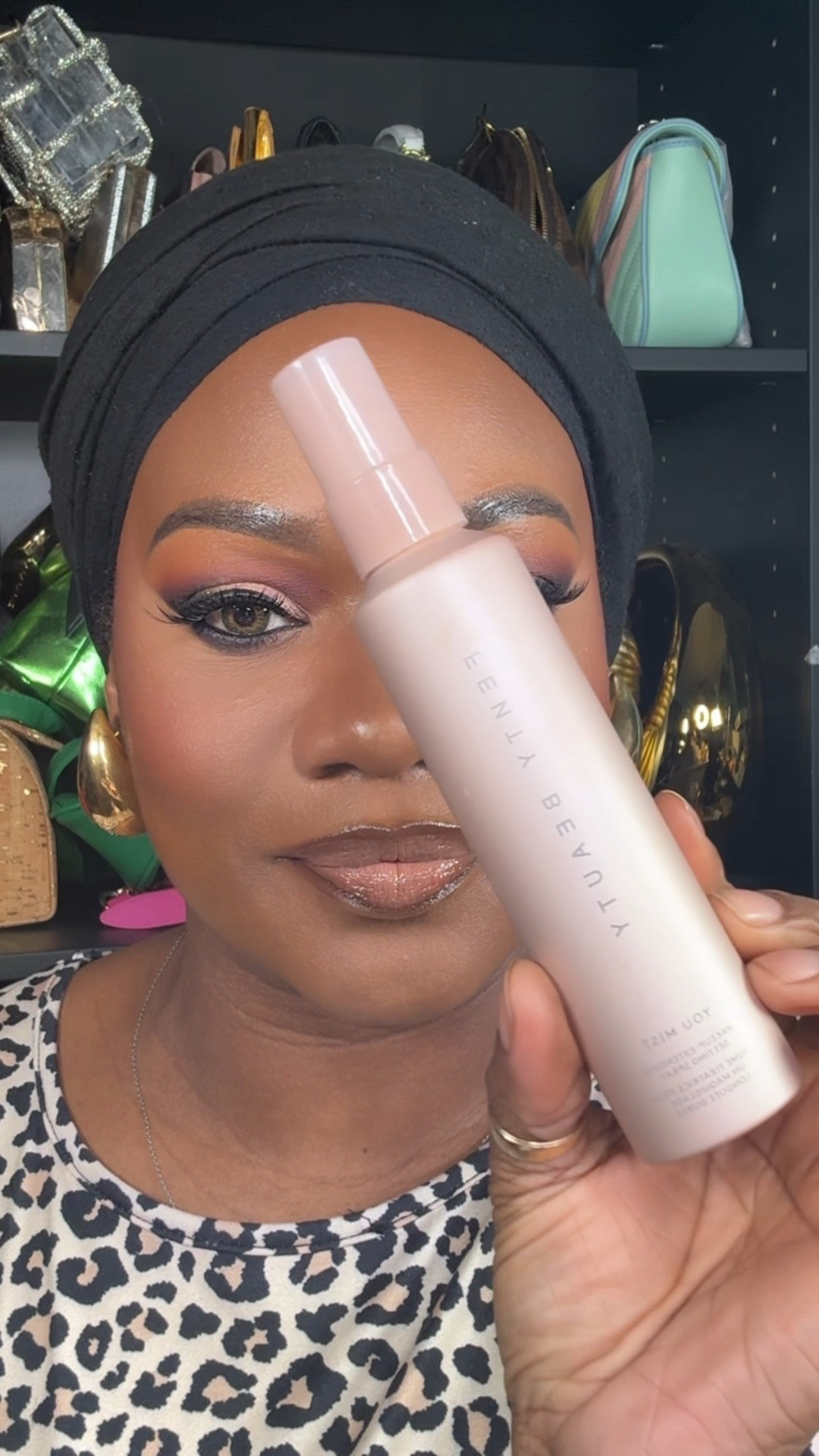 Beat set and locked in with my holy grail with @fentybeauty setting spray! This look isn't going

#LTKBeauty