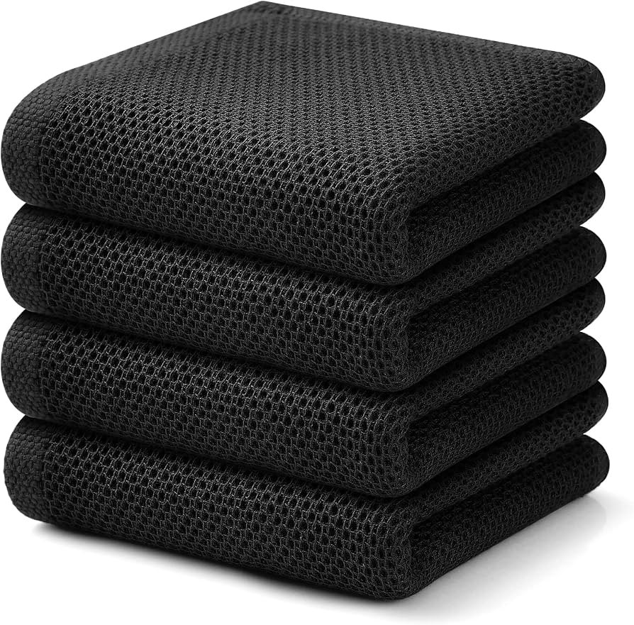 Kitinjoy 100% Cotton Waffle Weave Kitchen Dish Towels, 13 in x 28 in, Super Soft Absorbent Kitche... | Amazon (US)