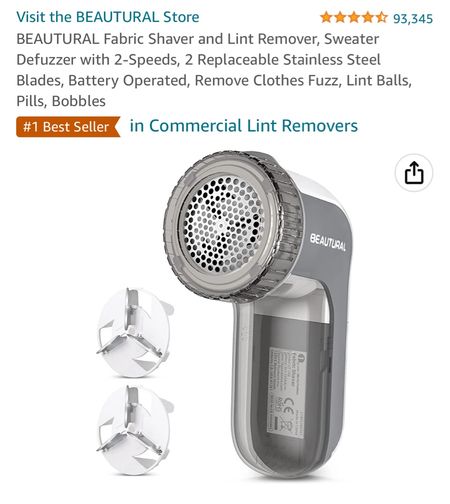 Literally the best $13 I’ve ever spent. Makes clothes & other fabric items look new again! 

#household
#amazonhousehold
#fabricshaver
#lifestyle
#laundryitems

#LTKFind #LTKhome #LTKunder50