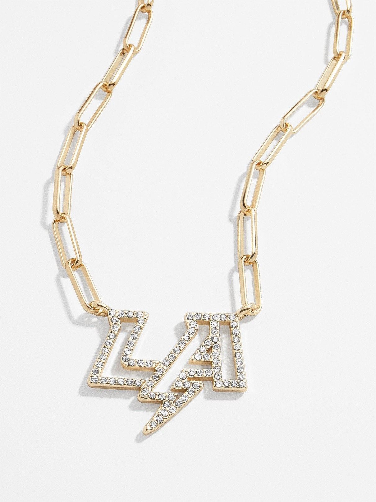Los Angeles Chargers Gold Chain Necklace | BaubleBar (US)