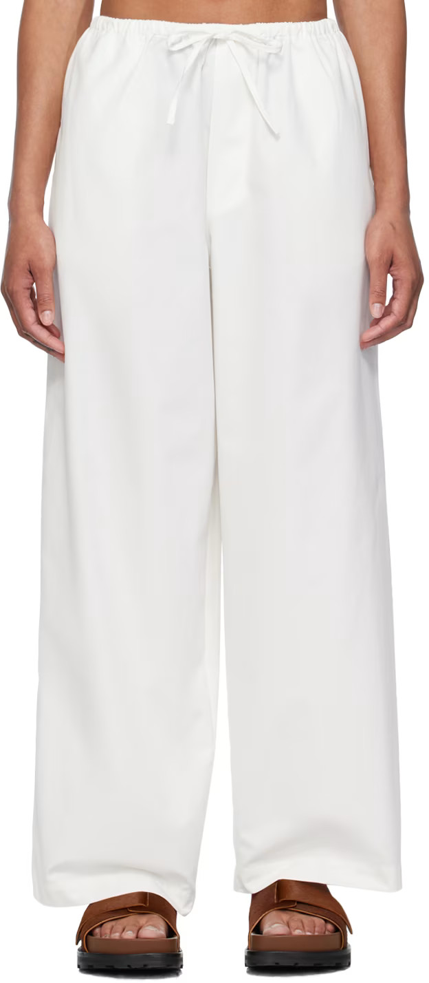 White Kolla Lounge Pants | SSENSE