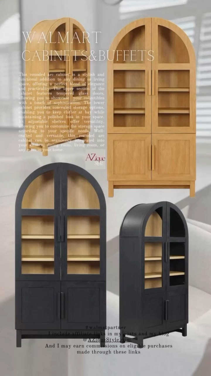 👌🏼💯Fresh portion of arched wood cabinets and buffets collection is just published on my blog web-site. Found the most loved and also found something new undiscovered yet nicely priced. Attracted by the beautiful tall very elegant variation, thinking to place it in my formal dining space. Don’t miss to take a peek. See you! #archedcabinet #aziquestyle #homestyling #aziquestyle #interiordesign #homestylinginspo #stylemyhome #midcenturymodern

#LTKVideo #LTKHome
