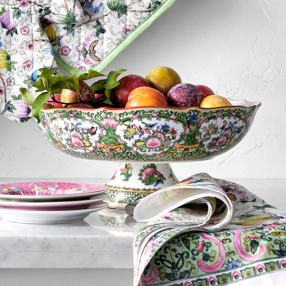 Famille Rose Porcelain Fruit Bowl | Williams-Sonoma
