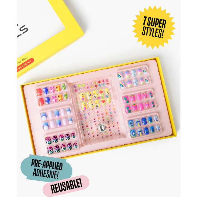 Days of the Week Press On Nails Kit | Maisonette