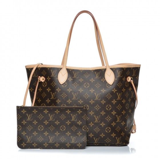 Louis Vuitton Neverfull Nm Monogram MM (With Pouch) Brown | StockX 