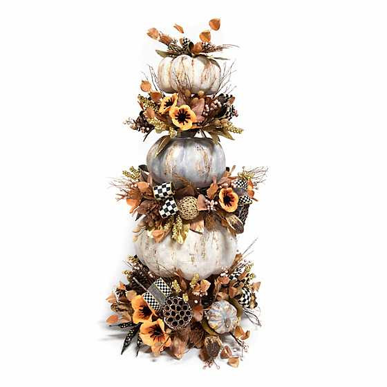 Autumn Frost Stacked Pumpkins | MacKenzie-Childs