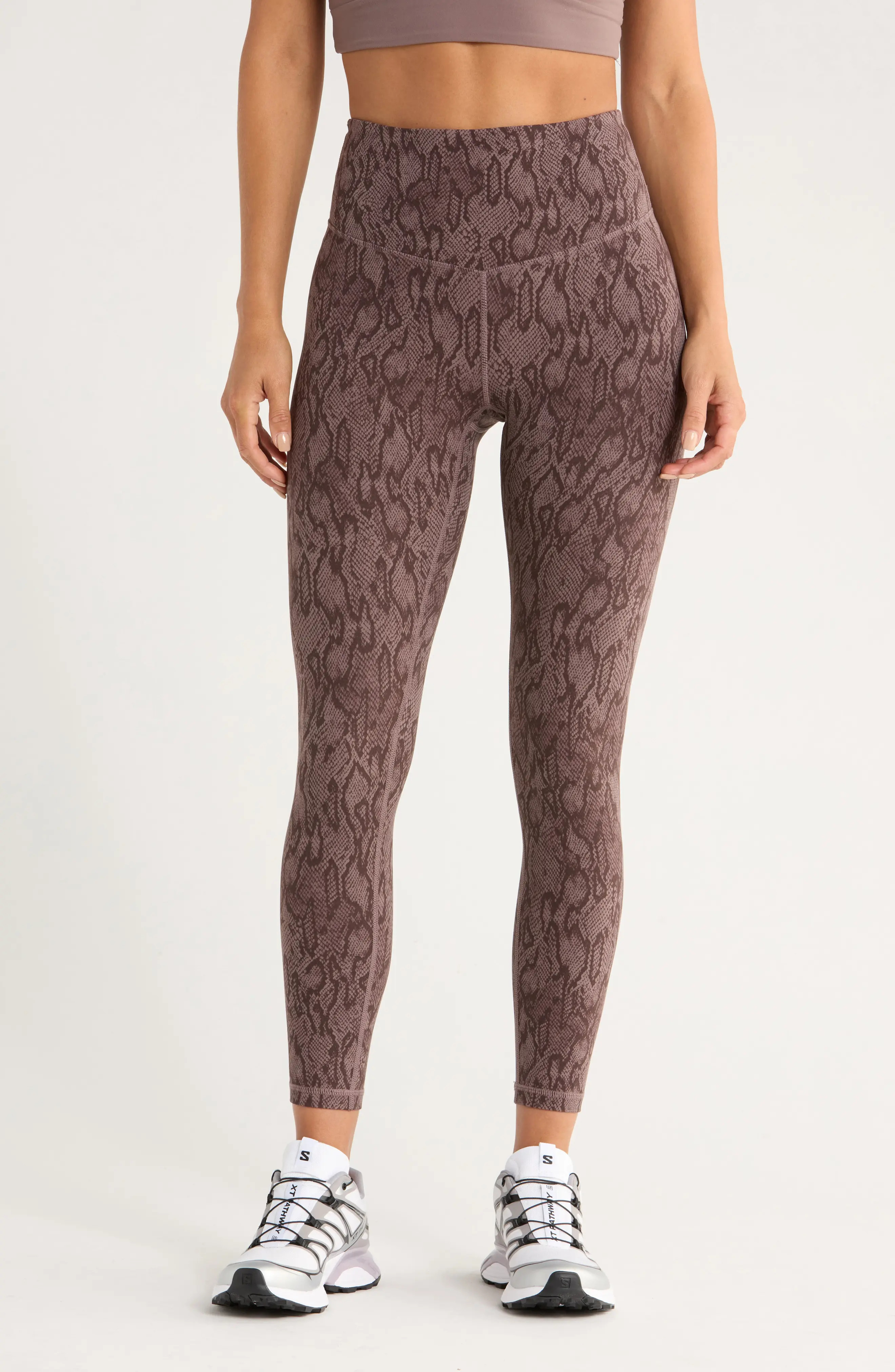 Zella Studio Luxe Print High Waist 7/8 Leggings (Women) | Nordstrom | Nordstrom