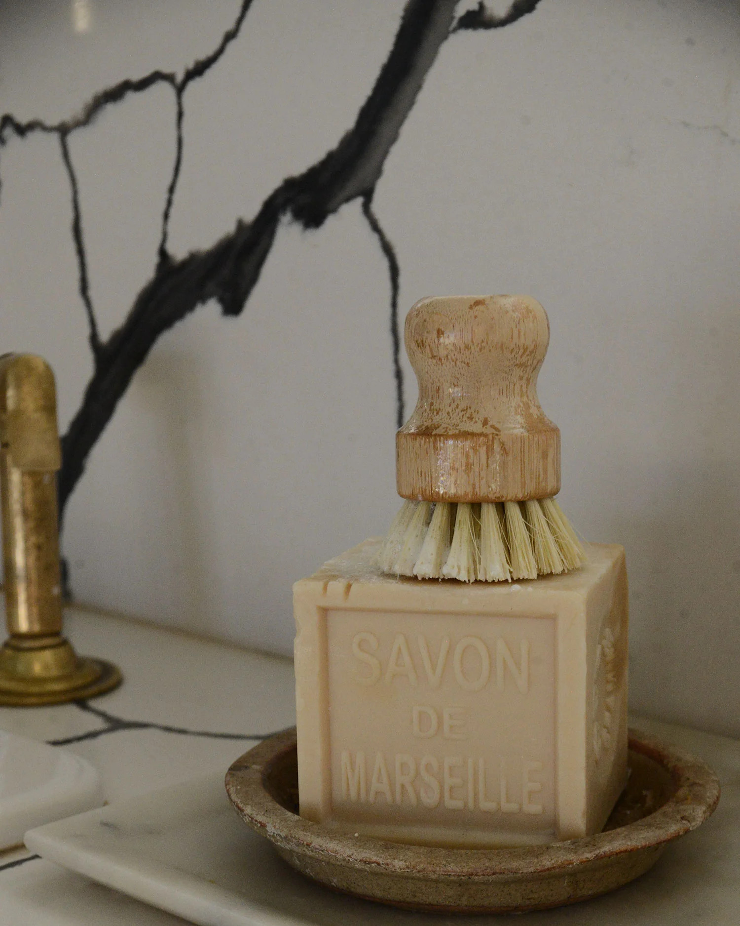 Bamboo Soft Pot Scrubber | with lavender and grace