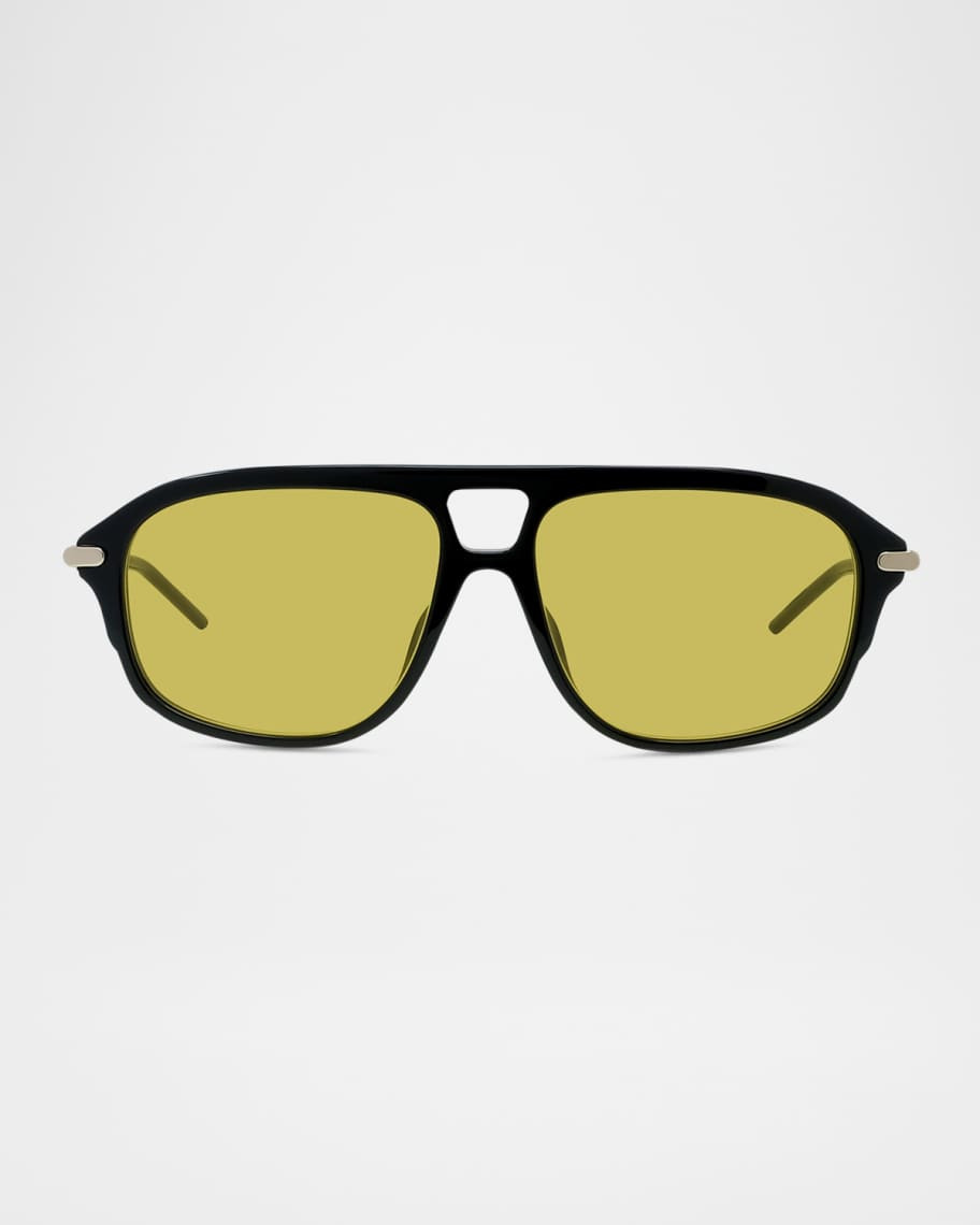 Men's GV40113IM Acetate Square Sunglasses | Neiman Marcus