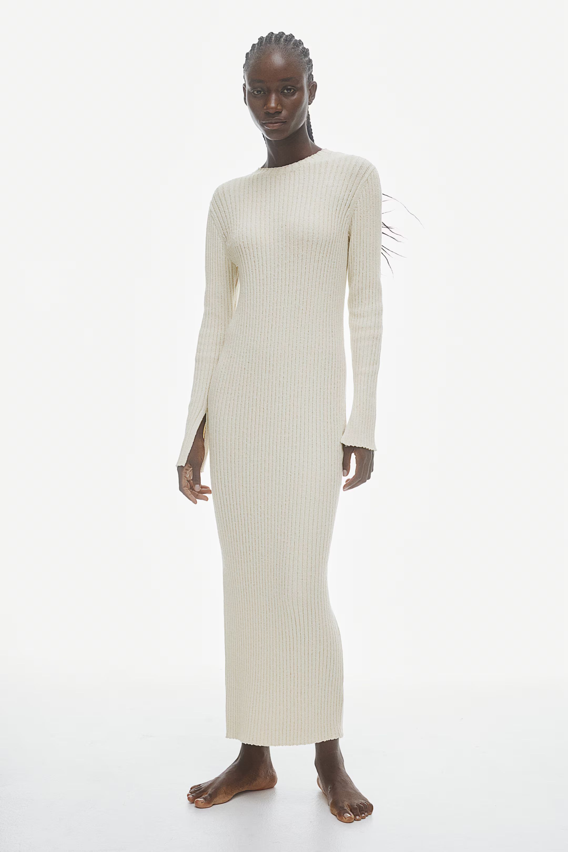 Long Rib-knit Dress | H&M (US + CA)