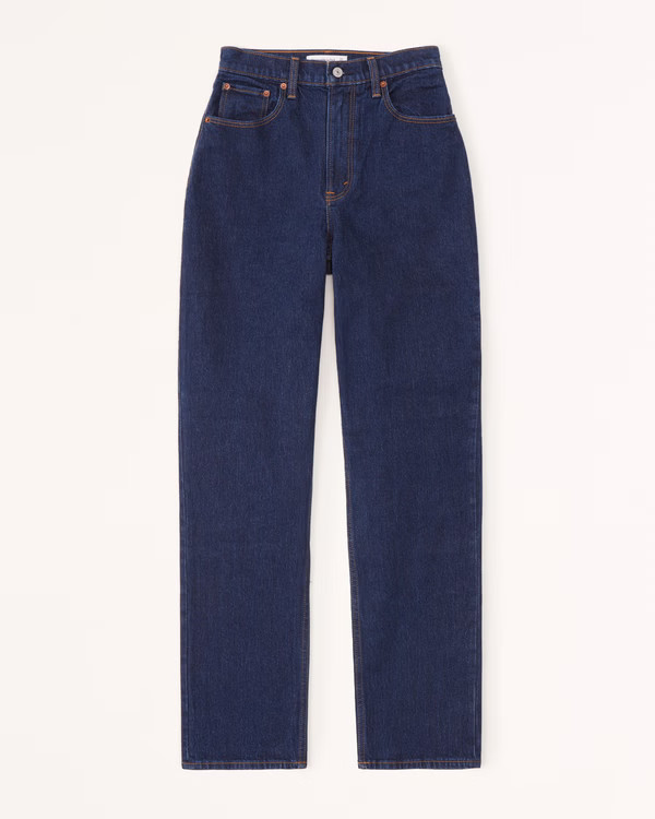 Women's Curve Love Ultra High Rise 90s Straight Jean | Women's New Arrivals | Abercrombie.com | Abercrombie & Fitch (US)