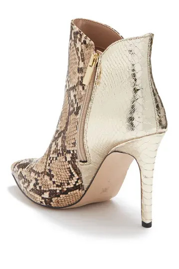 Haffi Snakeskin Embossed Ankle Bootie | Nordstrom Rack