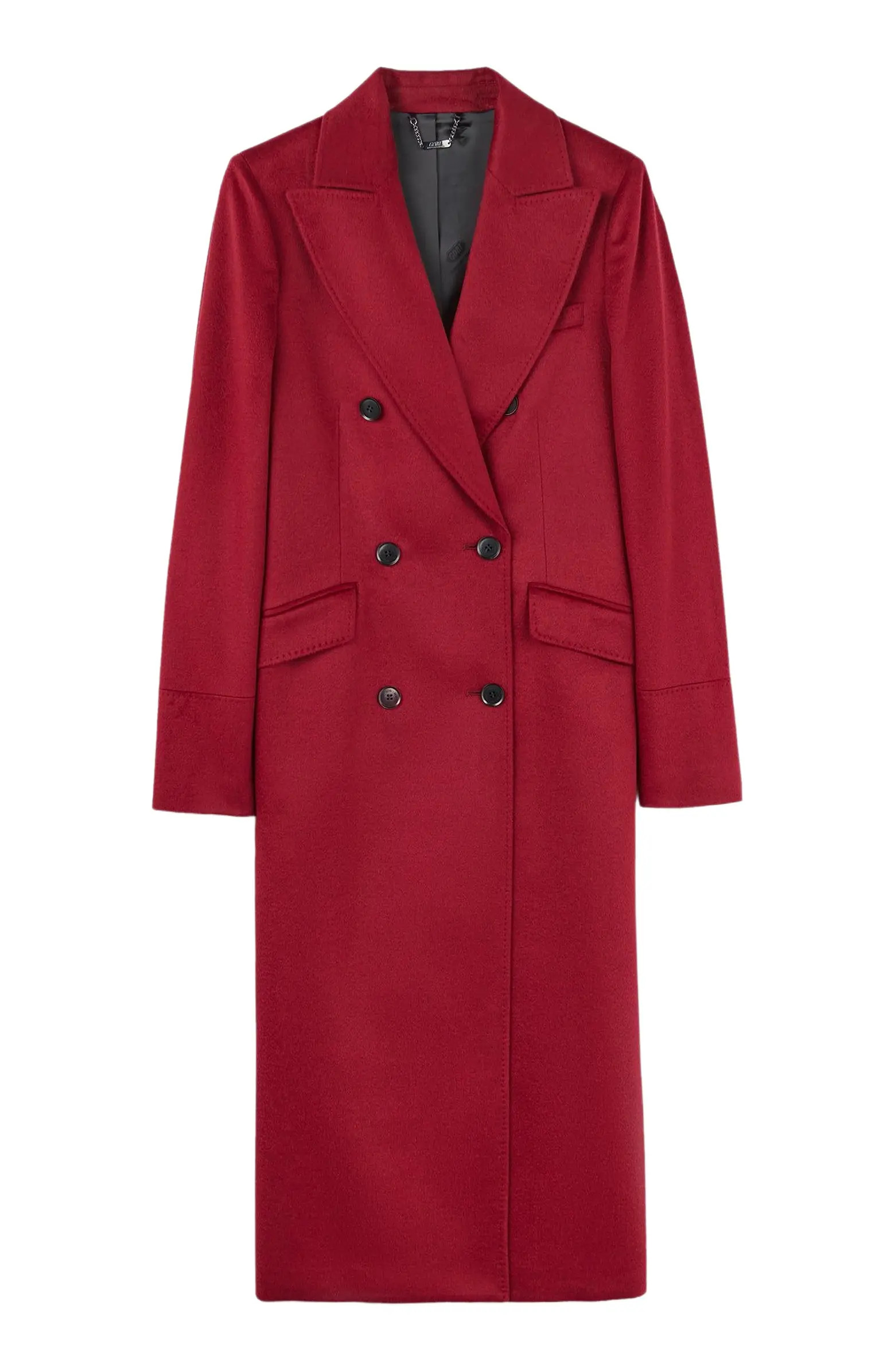 GOBI Mongolian Cashmere Cashmere Peak Lapel Long Coat | Nordstrom | Nordstrom