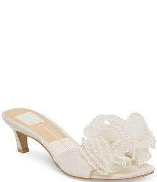 Dolce Vita Narita Pearl Bow Detail Dress Slide Sandals | Dillard's | Dillard's