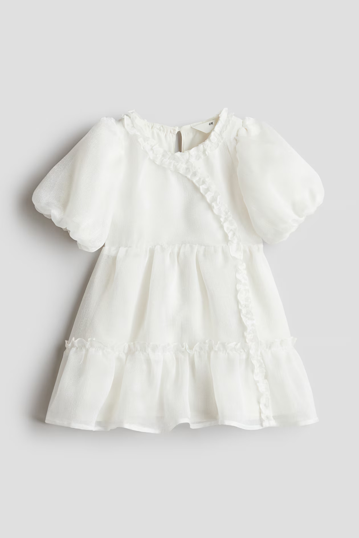 Flounce-Trimmed Dress | H&M (US + CA)